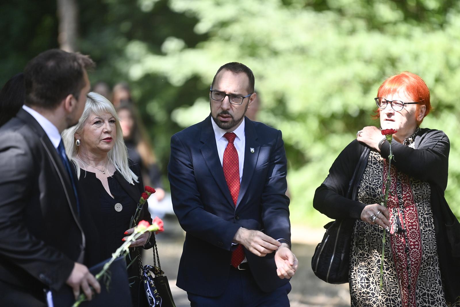 22.06.2025., Sisak - Obiljezavanje dana antifasisticke borbe u spomen parku Brezovica kraj Siska u povodu 84. obljetnice osnivanja prvog sisackog partizanskog odreda i prve antifasisticke borbene jedinice u ovom djelu Europe. Photo: Igor Soban/PIXSELL