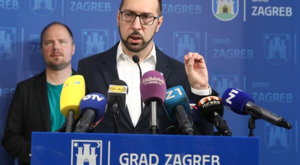 24.06.2025., Zagreb,  gradonacelnik Grada Zagreba Tomislav Tomasevic i zamjenici gradonacelnika Danijela Dolenec i Luka Korlaet odrzali redovnu konferenciju za novinare. Photo: Robert Anic/PIXSELL