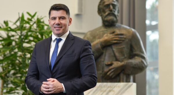27.02.2025., Zagreb - Nikola Grmoja, saborski zastupnik Mosta.
 Photo: Sasa Zinaja/NFoto/NFOTO