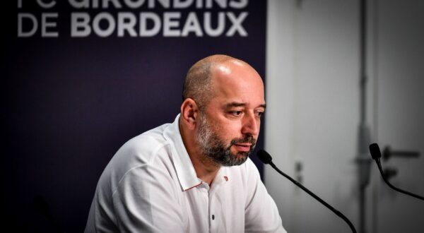 Gerard Lopez President FOOTBALL : Presentation du Nouvel Entraineur des Girondins de Bordeaux - Bordeaux - Le 30 07 2021 ThierryBreton Panoramic