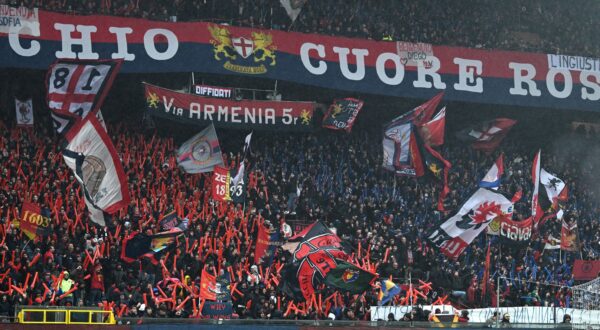 Mg Genova 24 11 2024 - campionato di calcio serie A Genoa-Cagliari foto Matteo Gribaudi Image nella foto: tifosi Genoa