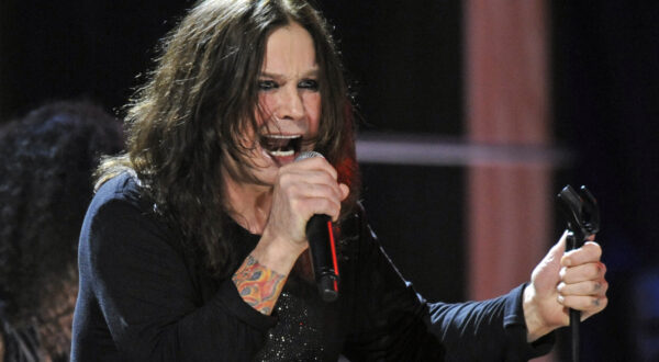 FILE - Ozzy Osbourne performs at the 25th Anniversary Rock & Roll Hall of Fame concert on Oct. 30, 2009, in New York. (AP Photo/Henny Ray Abrams, File)