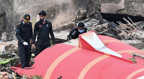 AHMEDABAD, INDIA - JUNE 14: The wreckage of the crashed Air India plane is being lifted by a crane from the roof of the BJ Medical College mess building, on June 14, 2025 in Ahmedabad, India. The Air India flight, which was bound for London, crashed shortly after taking off from Ahmedabad Airport. Around 260 people lost their lives in the incident. (Photo by Raju Shinde/Hindustan Times )  Photo via Newscom Photo: HINDUSTAN TIMES/NEWSCOM