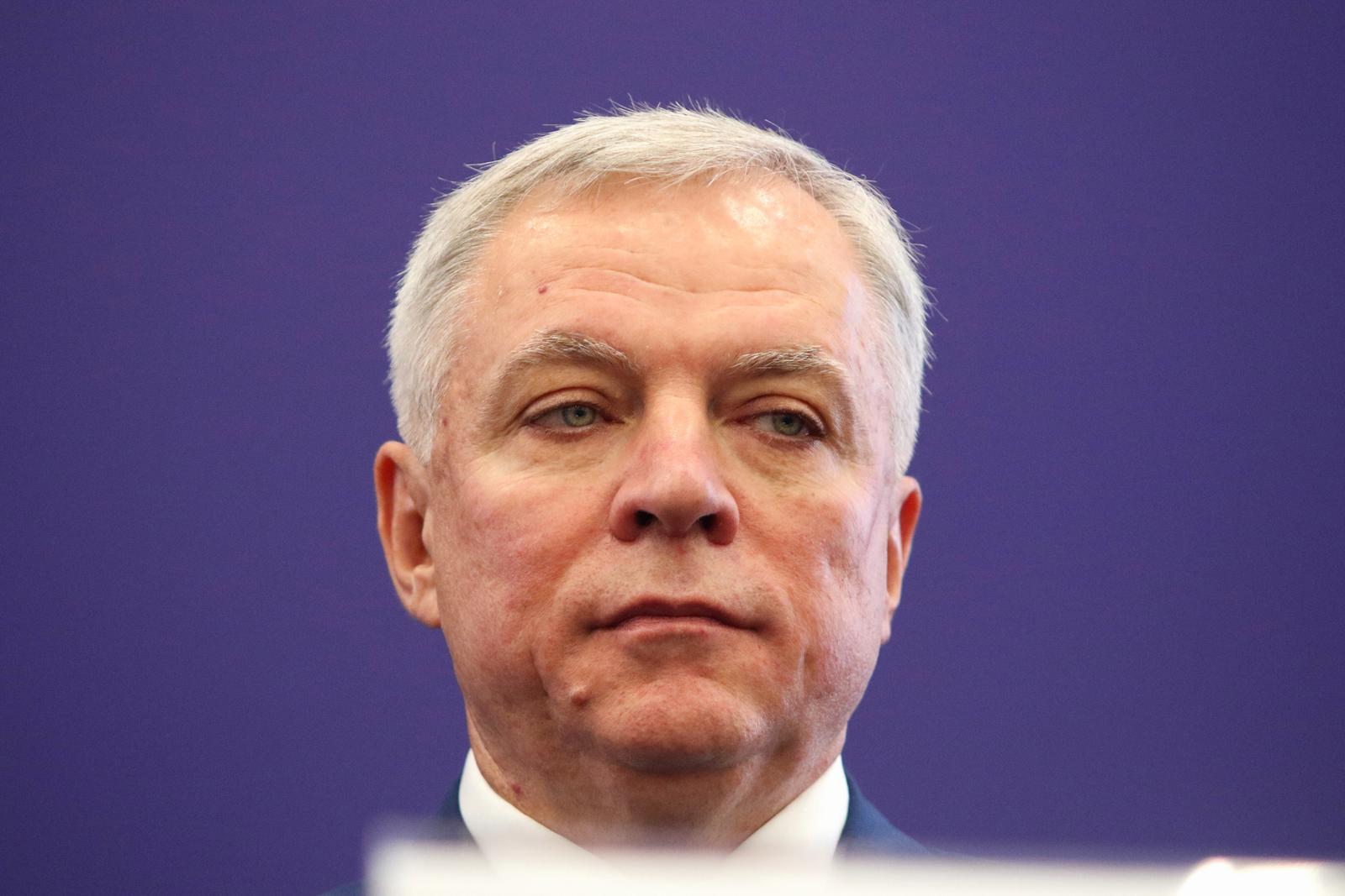Andrey Badalov, Director of the FSAU Research Institute "Voskhod" takes part in the signing ceremony at the St. Petersburg International Economic Forum 2023 (SPIEF 2023). (Photo by Maksim Konstantinov / SOPA Images/Sipa USA) Photo: SOPA Images/SIPA USA
