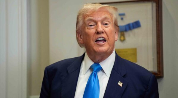 United States President Donald J Trump arrives to sign the VA Home Loan Program Reform Act in the Roosevelt Room of the White House in Washington, DC, US, on July 30, 2025 Photo: Photo Press Service / BESTIMAGE/BESTIMAGE