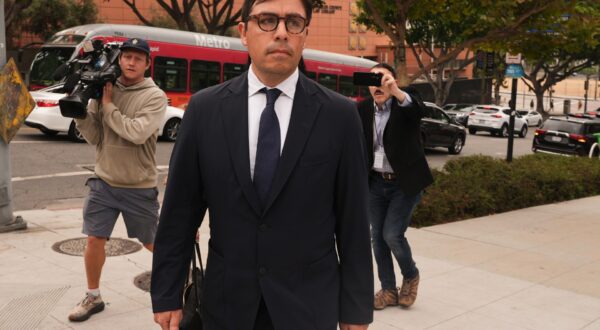 Dr. Salvador Plasencia leaves federal court on Wednesday, July 23, 2025 in Los Angeles, after pleading guilty to giving ketamine to Matthew Perry, leading up to the actor's 2023 overdose death. (AP Photo/Damian Dovarganes) Matthew Perry