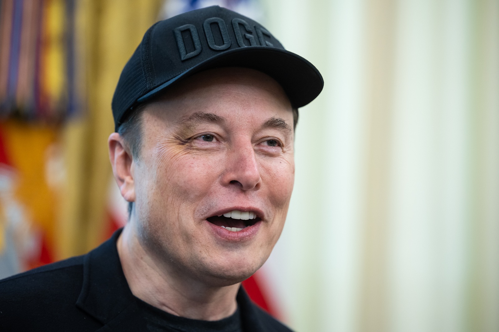 Elon Musk speaks during a press conference in the Oval Office at the White House May 30, 2025. (Francis Chung/Pool/Sipa USA) Photo: Sipa USA/SIPA USA