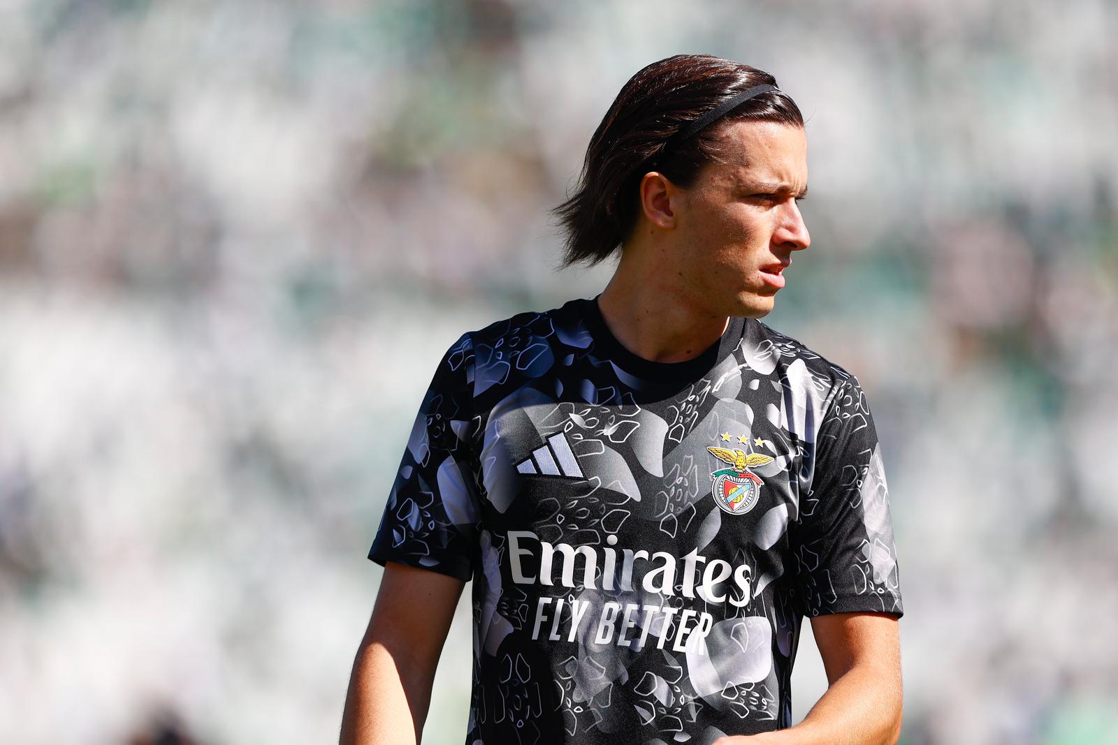 Alvaro Carreras of SL Benfica during the Portuguese Cup final match between SL Benfica and Sporting CP at Estadio Nacional do Jamor on May 25, 2025 in Lisbon, Portugal. (Photo by Carlos Silva/Icon Sport) Photo: Icon Sport/ICON SPORT