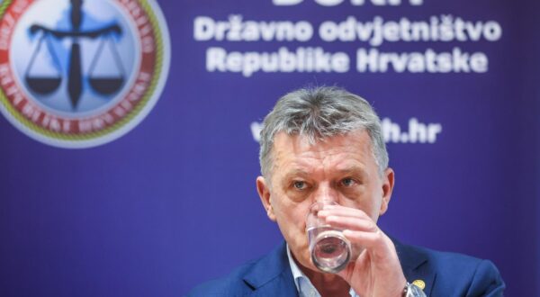 23.05.2025., Zagreb - Glavni drzavni odvjetnik Ivan Turudic na konferenciji za medije prezentirao je rezultate rada drzavnih odvjetnistava u 2024. godini i osvrnuo se na prvu godinu mandata. Photo: Slavko Midzor/PIXSELL