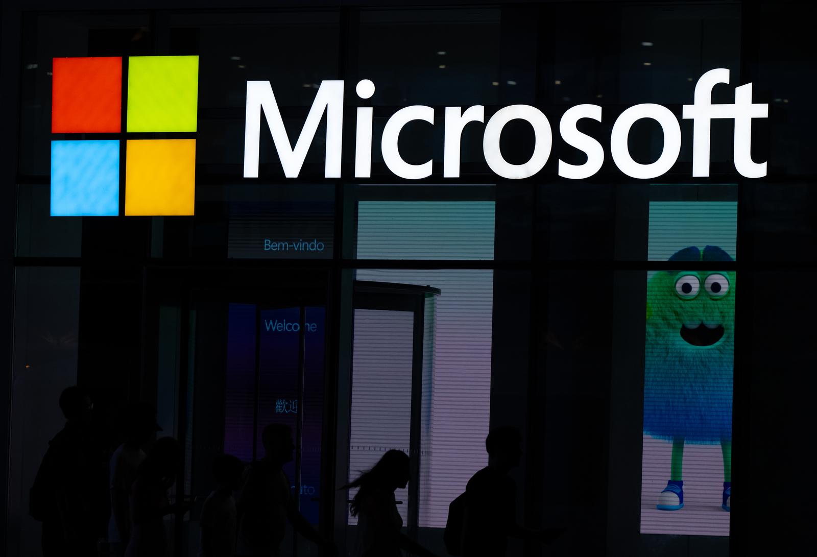 07 July 2025, USA, New York: A branch of the technology company Microsoft can be seen in Manhattan. Photo: Sven Hoppe/dpa Photo: Sven Hoppe/DPA