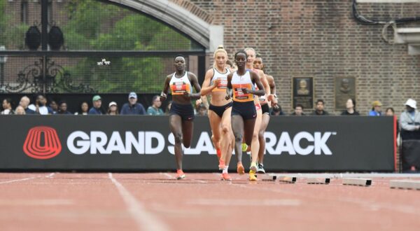 Athletes compete in the Grand Slam Track competition at the historic Franklin Field, in Philadelphia, PA, USA on May 31, 2025. (Photo by Bastiaan Slabbers/Sipa USA) Photo: BASTIAAN SLABBERS/SIPA USA