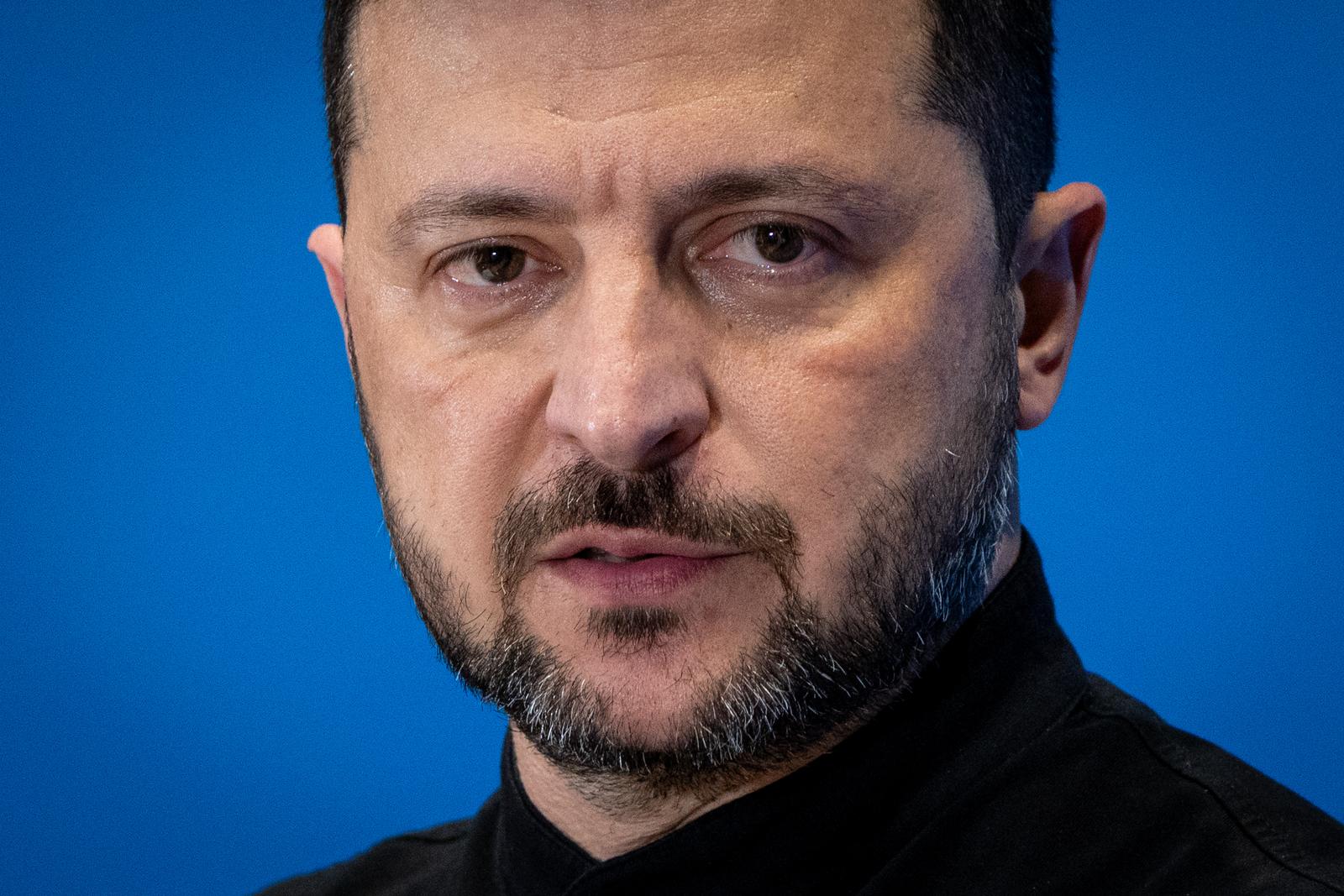 Ukrainian President Volodymyr Zelensky addresses a press conference at Ukraine Recovery Conference 2025 (URC2025) at the Roma Convention Centre La Nuvola. (Photo by Stefano Costantino / SOPA Images/Sipa USA) Photo: SOPA Images/SIPA USA