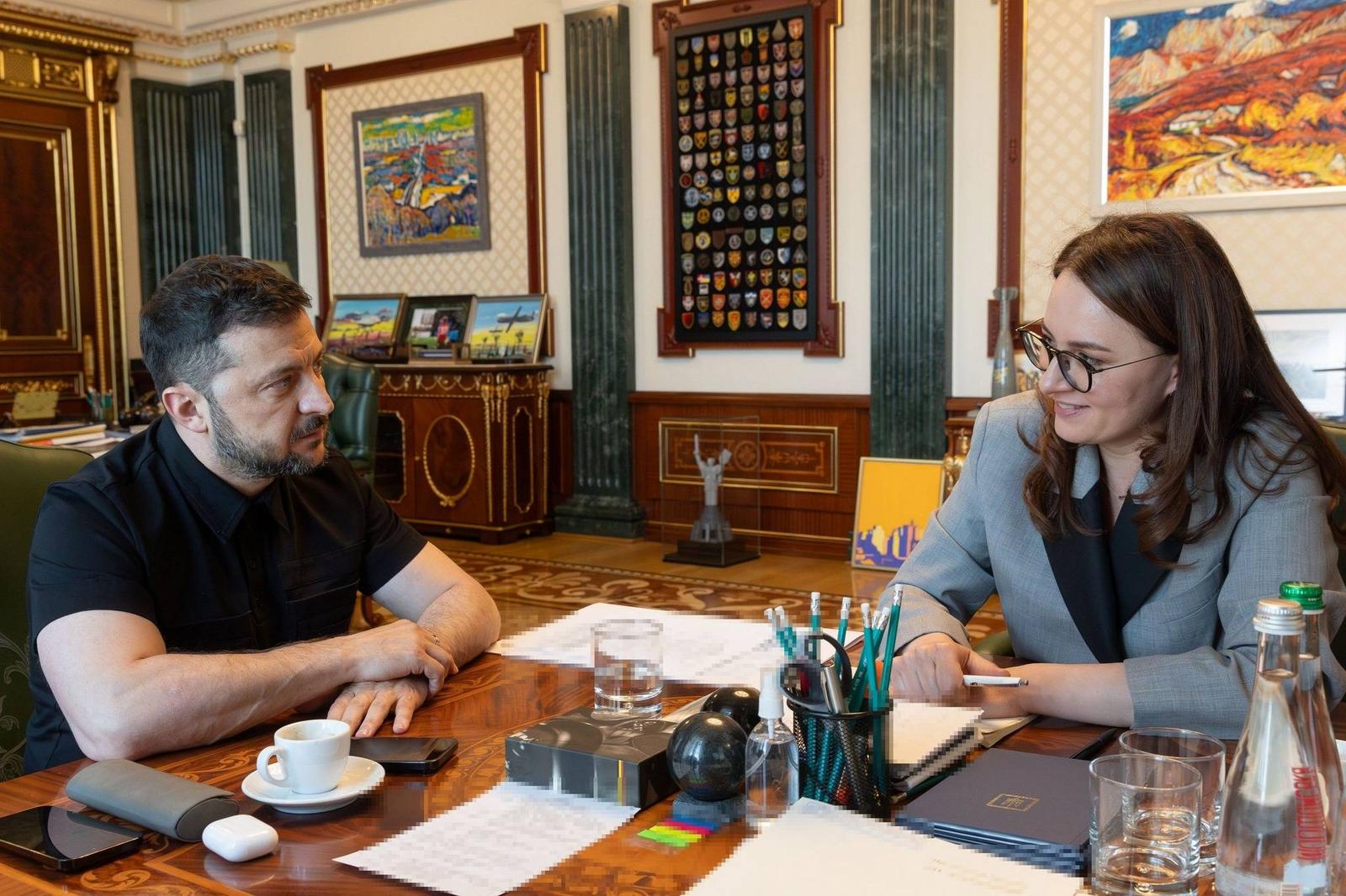 Volodimir Zelenski i Julija Sviridenko