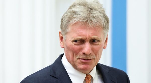 RUSSIA, MOSCOW - MAY 26, 2025: Russian Presidential Spokesman Dmitry Peskov attends a meeting between Russia's President Vladimir Putin and members of Russian business community at Moscow's Kremlin. Sergei Savostyanov/TASS/Sipa USA Photo: Tass/SIPA USA