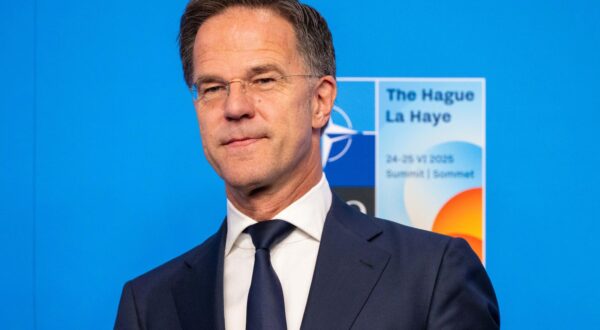 NATO Secretary General Mark Rutte attending 2025 NATO Summit at the World Forum in The Hague, The Netherlands. (Photo by DPPA/Sipa USA) Photo: DPPA/SIPA USA