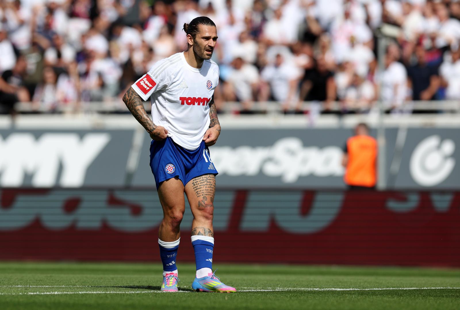 03.05.2025., Split, stadion Poljud - SuperSport Prva HNL, 33. kolo, HNK Hajduk - GNK Dinamo. Marko Livaja Photo: Luka stanzl/PIXSELL