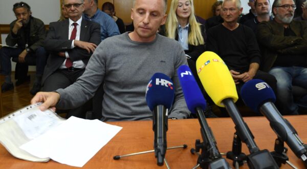 03.06.2019., Zagreb - Na Zupanijskom sudu nastavak sudjenja Branimiru Glavasu, svjedocio je Krunoslav Fehir. rrPhoto: Marko Lukunic/PIXSELL