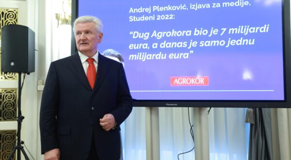 04.04.2023.,Zagreb - Bivsi vlasnik Agrokora Ivica Todoric odrzao je konferenciju za novinare. Teme koje je najavio su uloga izvanredne uprave Agrokora u kreiranju insolventnosti grupe Agrokor te financijsko- poslovno stanje Fortenove u odnosu na Agrokor. Photo: Sanjin Strukic/PIXSELL