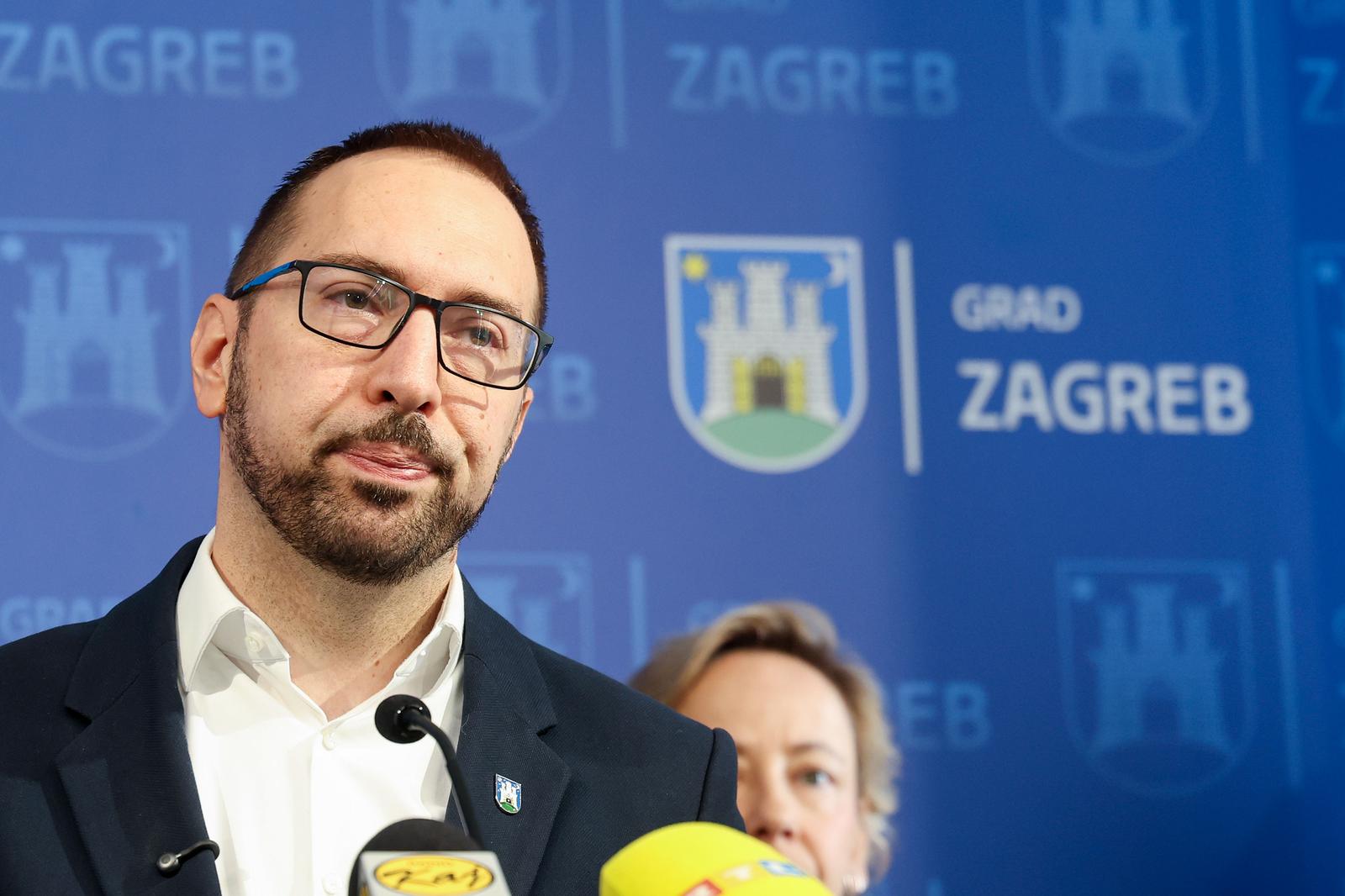 08.07.2025., Zagreb -  Gradolnacelnik grada Zagreba Tomislav Tomasevic odrzao konferenciju za medije. Photo: Matija Habljak/PIXSELL