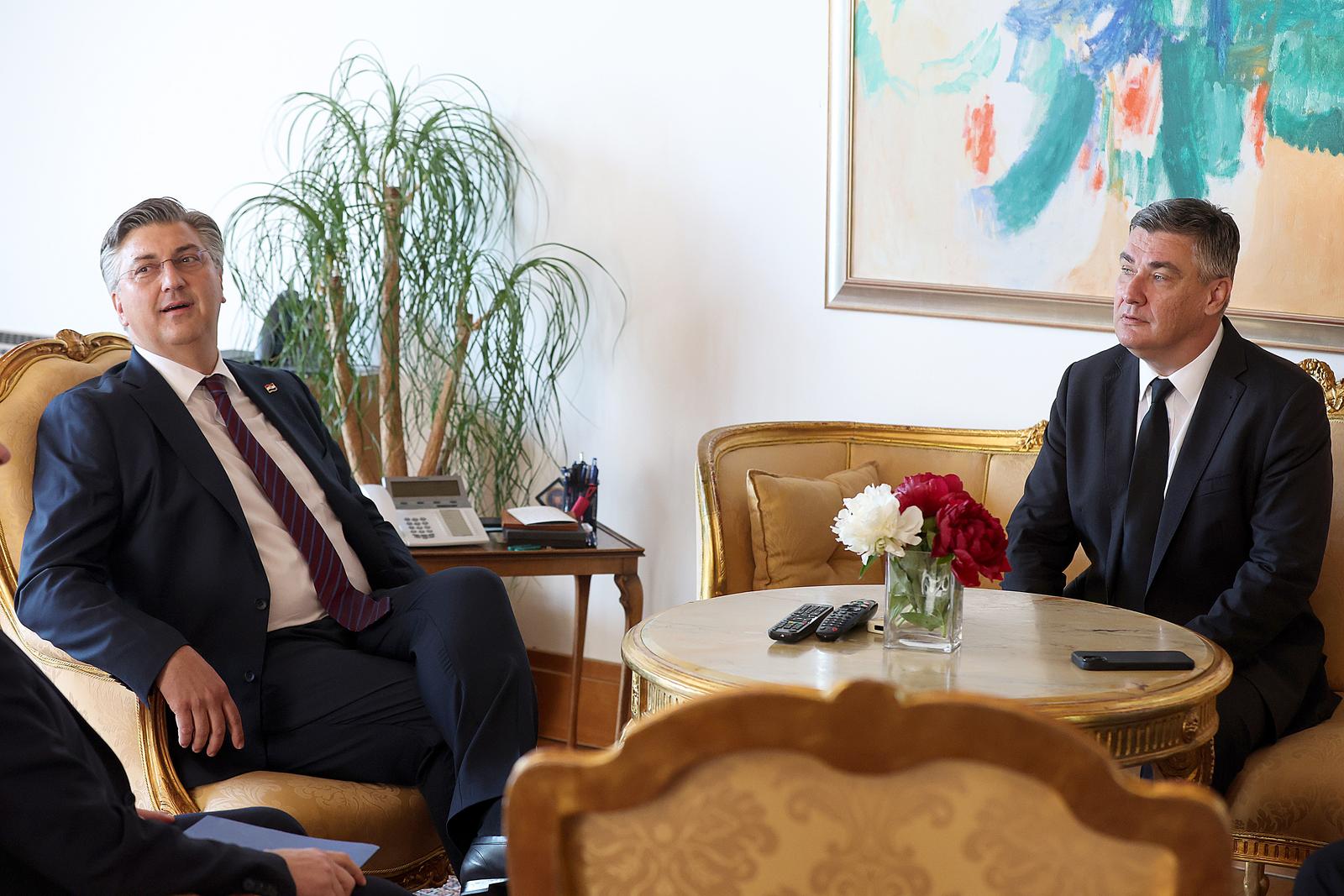 Andrej Plenković i Zoran Milanović