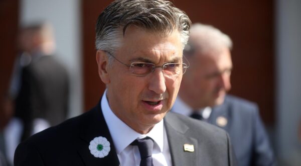 11.07.2025., Potocari, Bosna i Hercegovina - Predsjednik Vlade Republike Hrvatske Andrej Plenkovic na obiljezavanju 30. godisnjice genocida u Srebrenici. Photo: Armin Durgut/PIXSELL