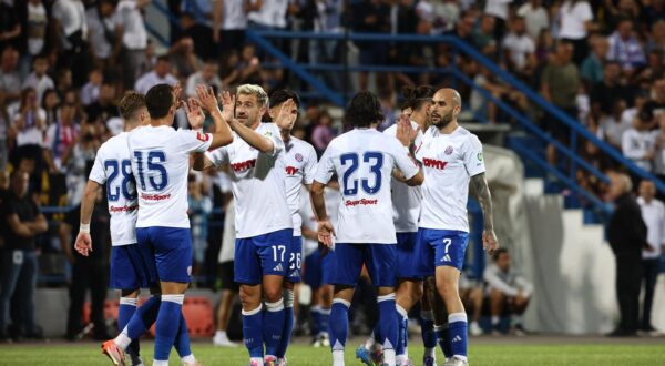 12.07.2025. Posusje, Bosna i Hercegovina. Na stadionu Mokri Dolac HNK Hajduk odigrava svoju pripremnu utakmicu protiv HSK Posusja. Photo: Denis Kapetanović/PIXSELL