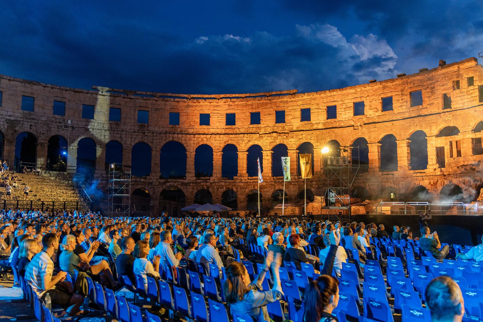 12.07.2025., Pula-
U sklopu Pula film festivala u Pulskoj  areni odrzana je proekcija filma “Fiume O Morte!”. Photo: Srecko Niketic/PIXSELL