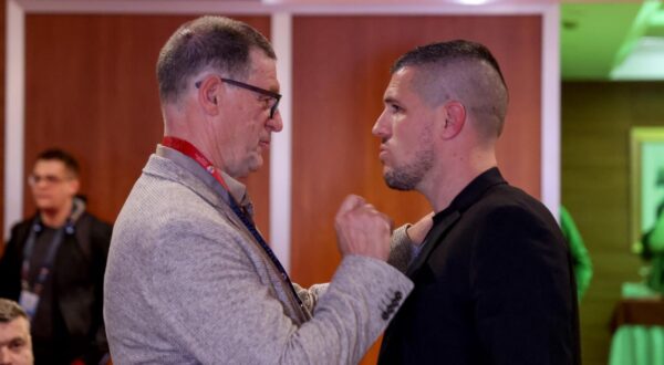 13.03.2025., Zadar - Izborna skupstina Nogometnog saveza Zadarske zupanije odrzana je u hotelu Kolovare. Reno Sinovcic i Jurica Buljat Photo: Sime Zelic/PIXSELL