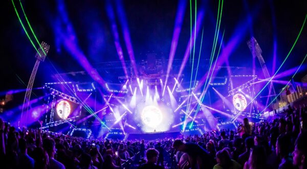 12.07.2025., Split - Druga Vecer Ultra Festivala. 
Na fotografiji: Nastup DJ-a Tiesto Photo: Zvonimir Barisin/PIXSELL