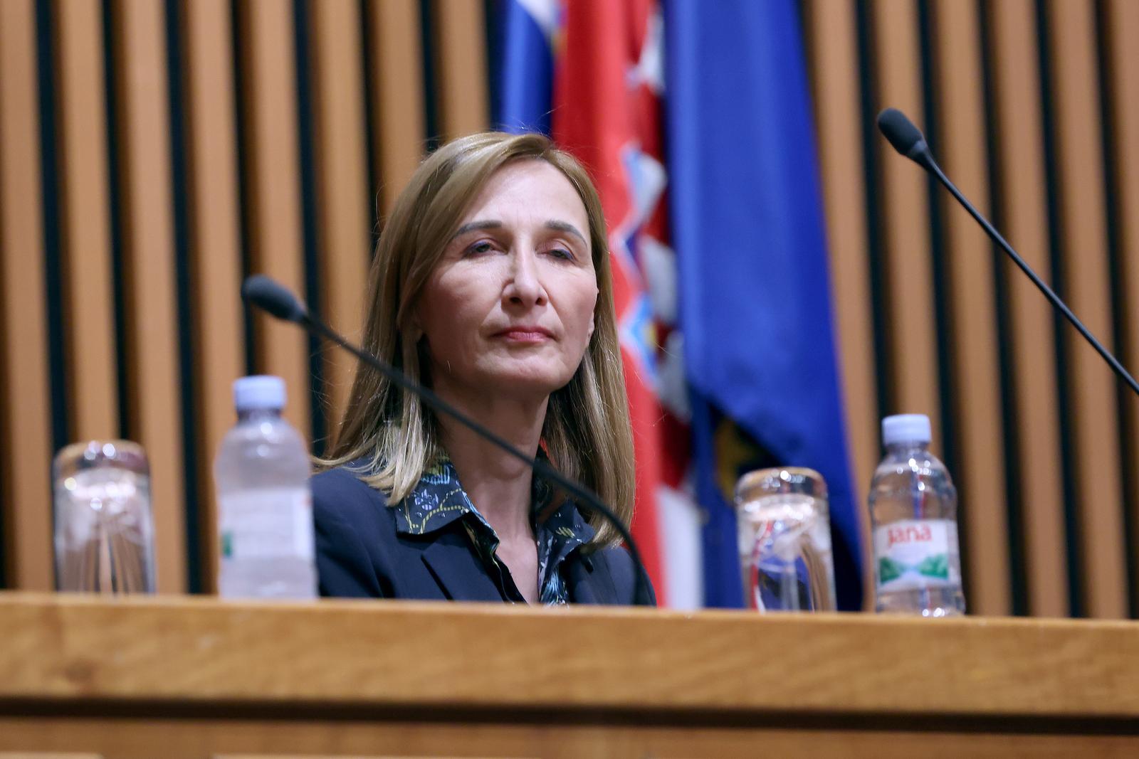 15.07.2025., Zagreb - Na zadnjem saborskom glasovanju prije ljetne stanke Natasa Mikus Zigman izabana je za novu ministricu regionalnog razvoja i fondova EU. Photo: Patrik Macek/PIXSELL