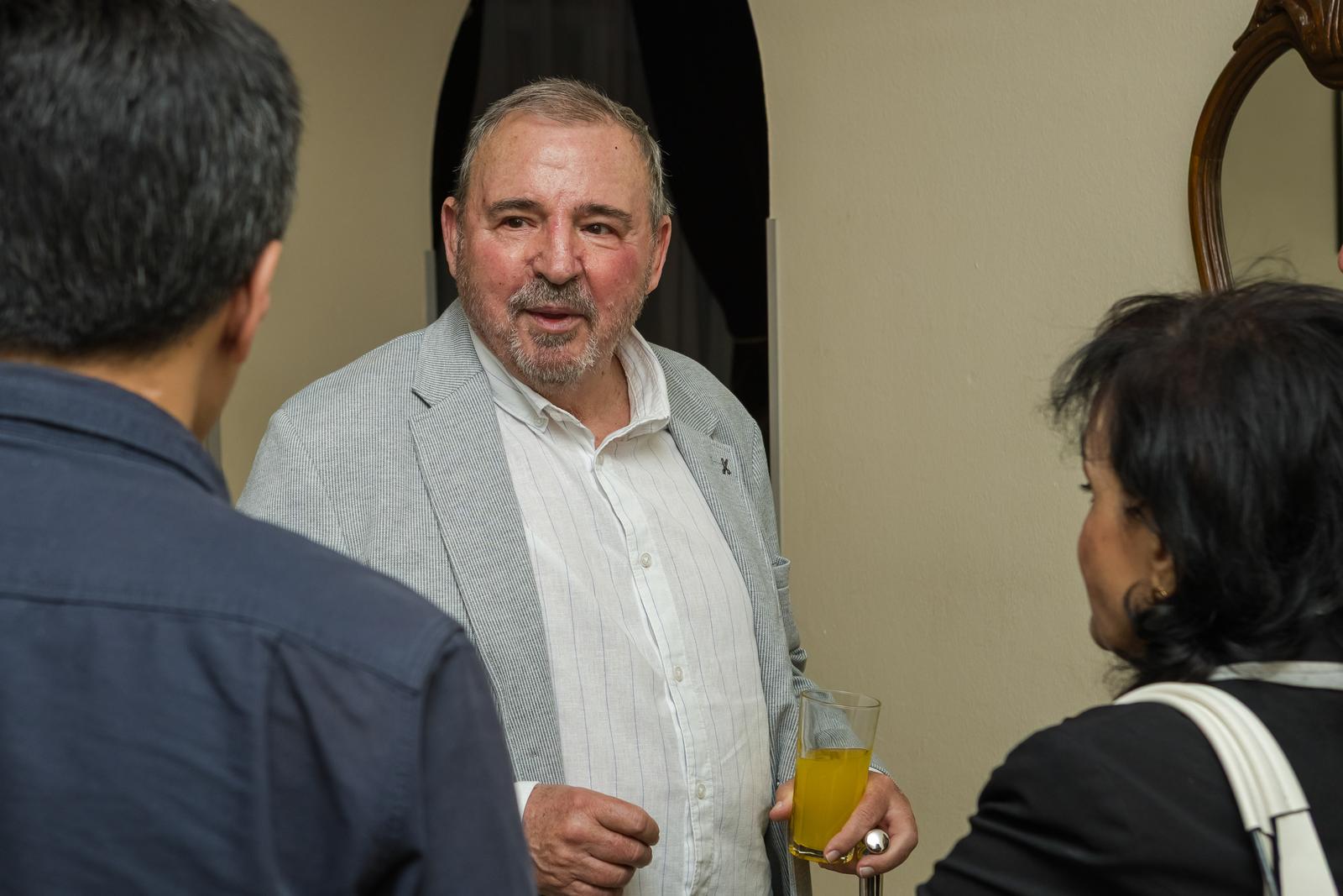 16.05.2025., Narodno pozoriste RS, Banja Luka (BiH) - Predstava “Majstori, majstori” u reziji Marka Misirace, premijerno je izvedena na Velikoj sceni Narodnog pozorista RS. Predstava je nastala kao adaptacija scenarija legendarnog redatelja i scenariste Gorana Markovica a koji je i prisustvovao premijeri. Photo: Dejan Rakita/PIXSELL
