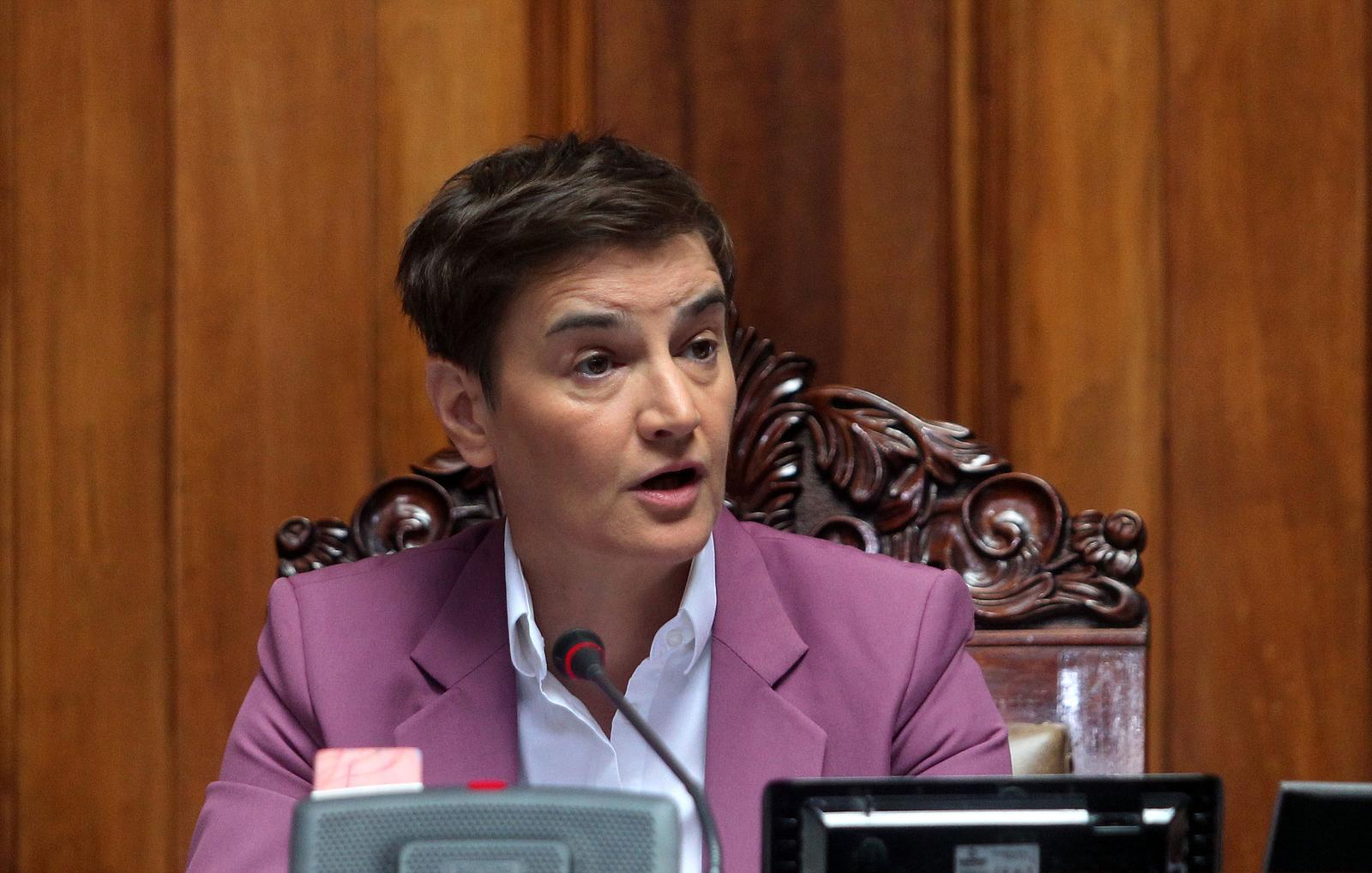 16, June, 2025, Belgrade - The fifth extraordinary session of the National Assembly of the Republic of Serbia in the Fourteenth Convocation continued in the House of the National Assembly. Ana Brnabic. Photo: A.K./ATAImages

16, jun, 2025, Beograd - U Domu Narodne skupstine nastavljeno je peto vanredno zasedanje Narodne skupstine Republike Srbije u Cetrrnaestom sazivu. Photo: A.K./ATAImages Photo: A.K./ATAImages/PIXSELL