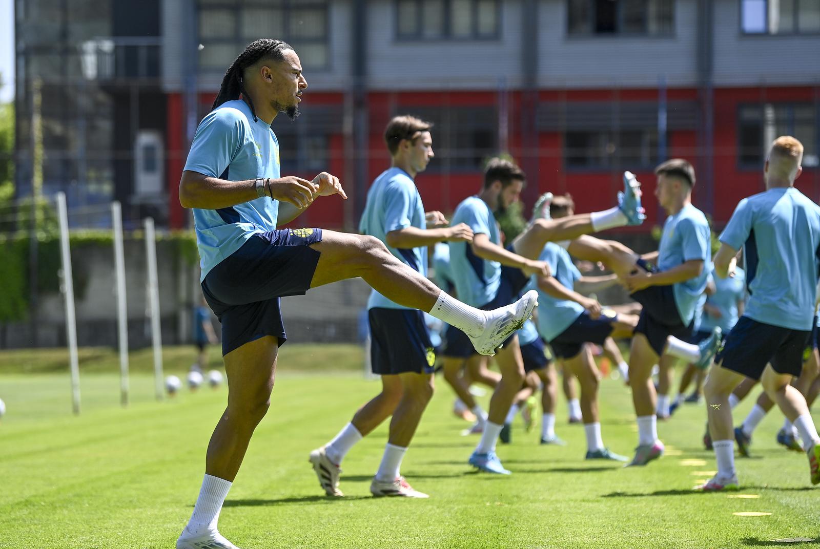 18.06.2025., Zagreb - Trenin GNK Dinamo. Samy Mmaee Photo: Igor Soban/PIXSELL