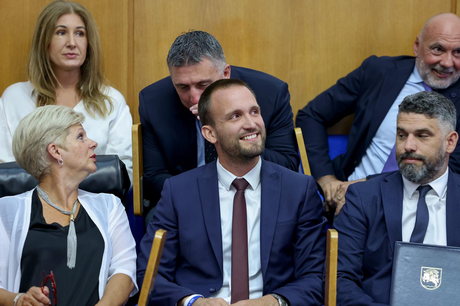 18.07.2025., Zadar - Konstituirajuca sjednica Gradskog vijeca Grada Zadra Photo: Sime Zelic/PIXSELL