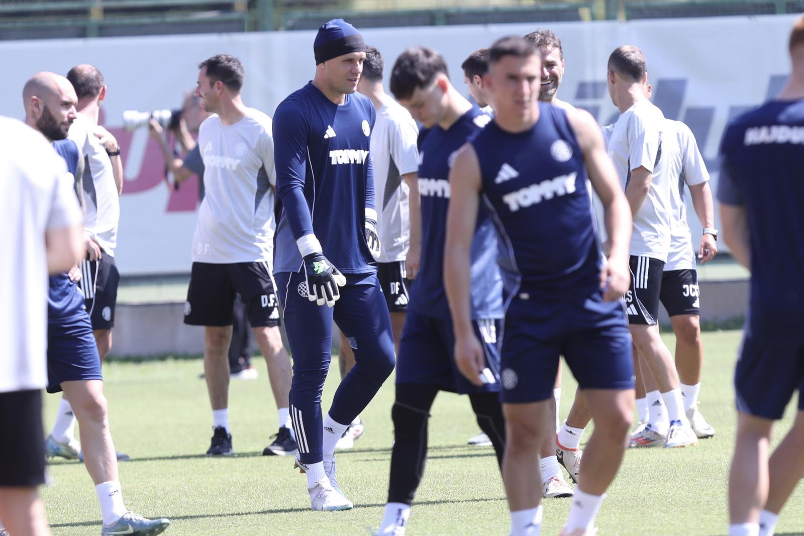 20.06.2025., Split - Prozivka i prvi trening nogometasa Hajduka. Ivan Lucic Photo: Ivo Cagalj/PIXSELL
