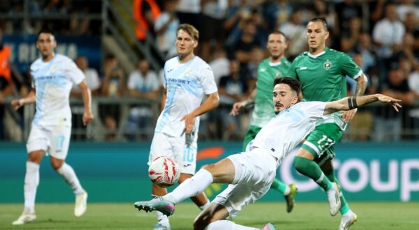 22.07.2025., Rijeka - 2. pretkolo UEFA Lige prvaka HNK Rijeka – PFC Ludogorets Razgrad. Stjepan Radeljic Photo: Nel Pavletic/PIXSELL