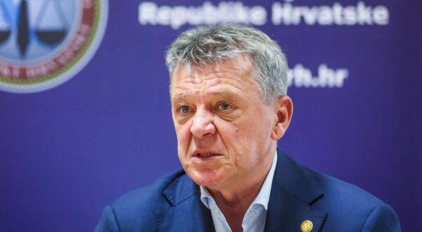 23.05.2025., Zagreb - Glavni drzavni odvjetnik Ivan Turudic na konferenciji za medije prezentirao je rezultate rada drzavnih odvjetnistava u 2024. godini i osvrnuo se na prvu godinu mandata. Photo: Slavko Midzor/PIXSELL