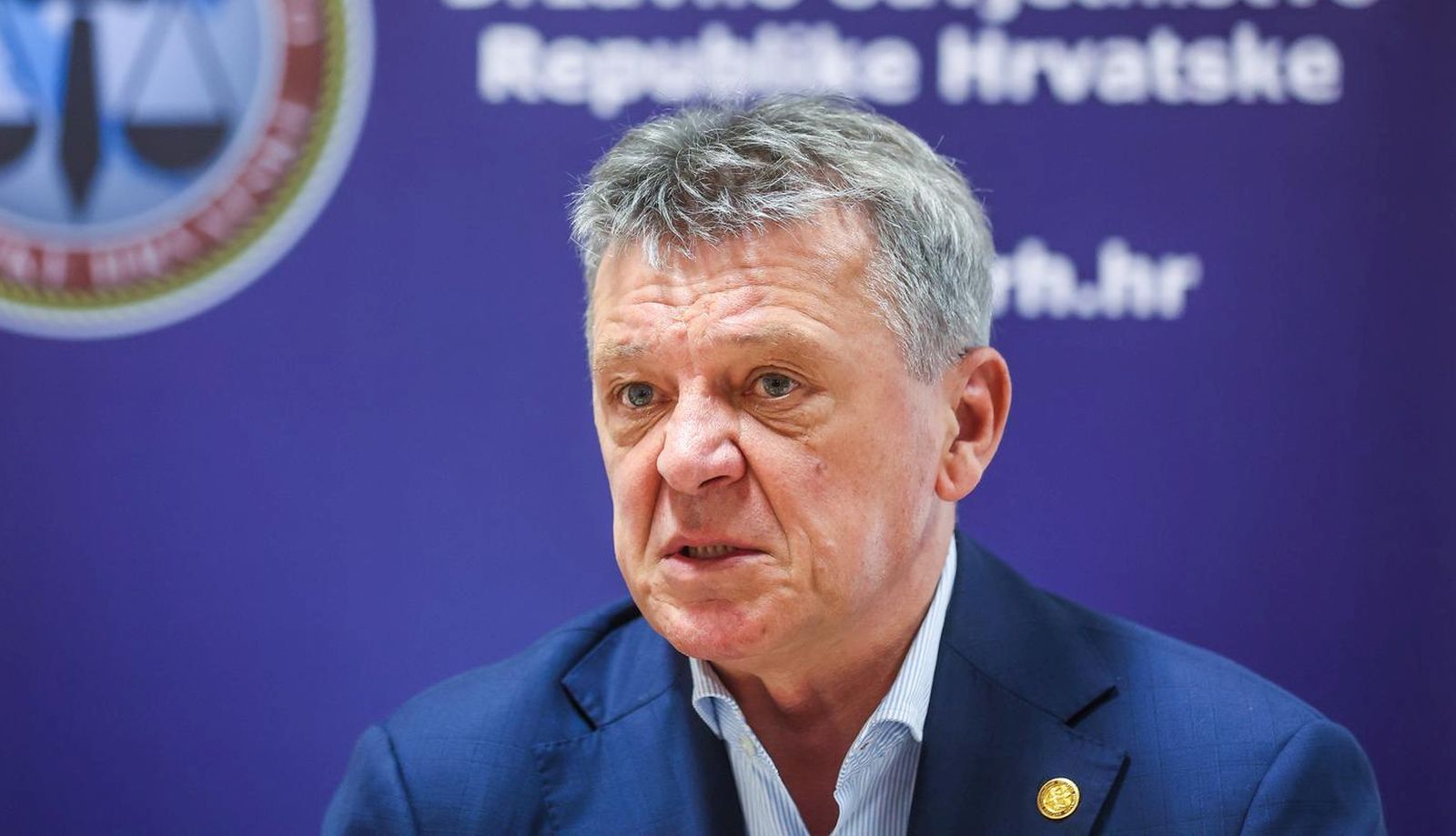 23.05.2025., Zagreb - Glavni drzavni odvjetnik Ivan Turudic na konferenciji za medije prezentirao je rezultate rada drzavnih odvjetnistava u 2024. godini i osvrnuo se na prvu godinu mandata. Photo: Slavko Midzor/PIXSELL