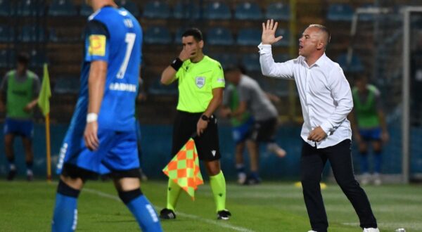 24.07.2025., Varazdin - Prva utakmica drugog kola kvalifikacija za ulazak u UEFA Konferencijsku ligu, NK Varazdin - Santa Clara. Nikola Safaric Photo: Vjeran Zganec Rogulja/PIXSELL