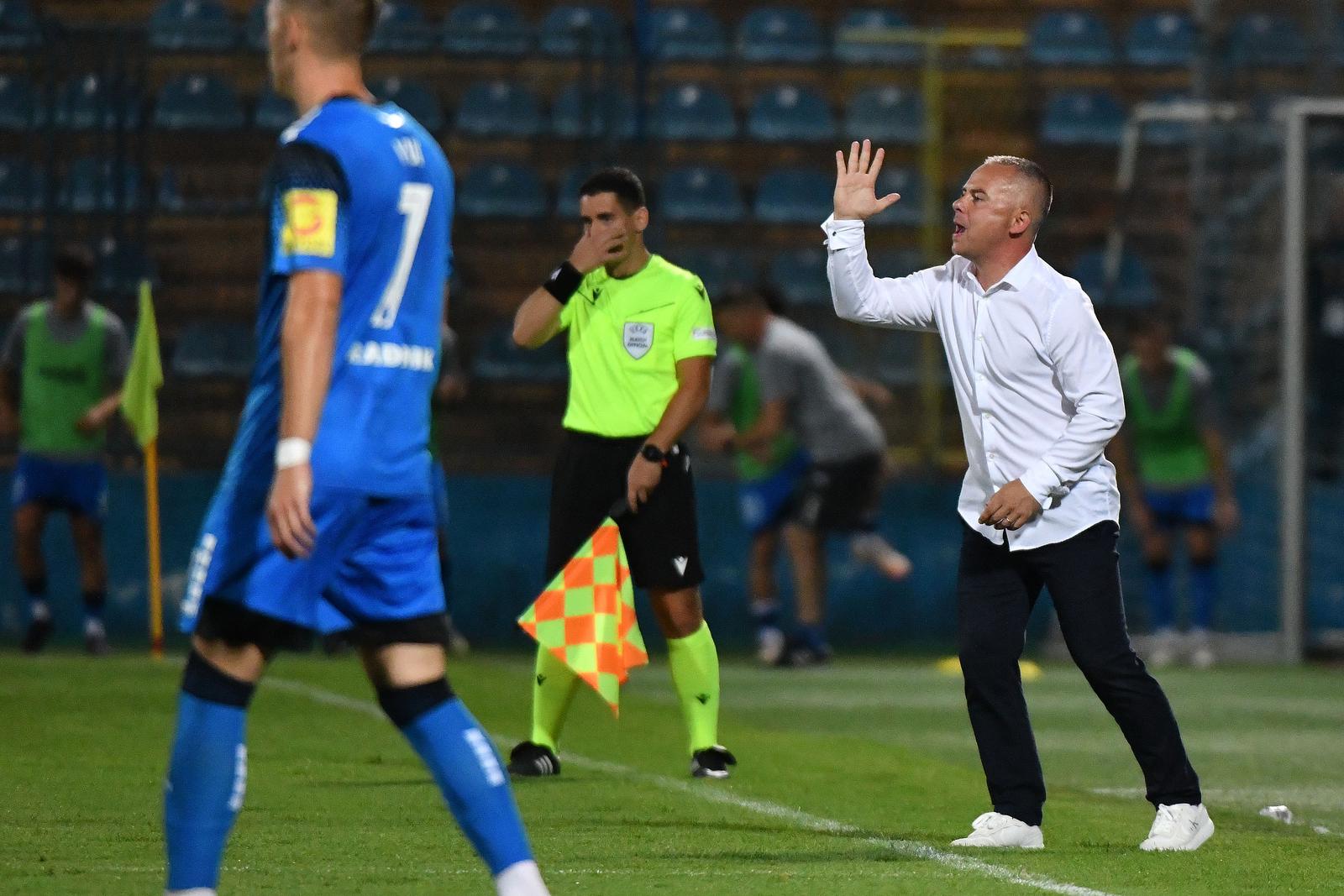 24.07.2025., Varazdin - Prva utakmica drugog kola kvalifikacija za ulazak u UEFA Konferencijsku ligu, NK Varazdin - Santa Clara. Nikola Safaric Photo: Vjeran Zganec Rogulja/PIXSELL