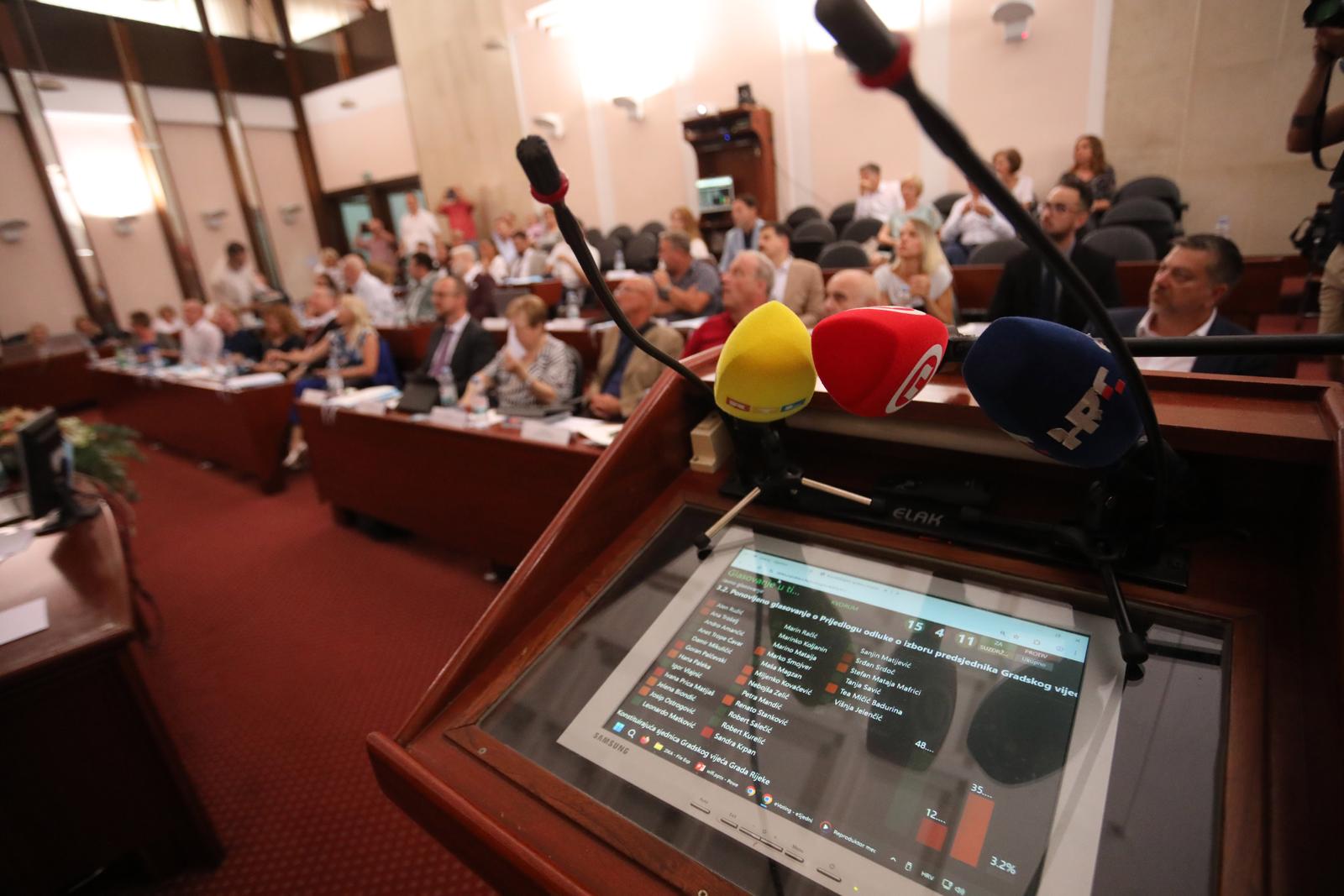 26.06.2025., Rijeka - Konstituirajuca sjednica Gradskog vijeca. Photo: Goran Kovacic/PIXSELL