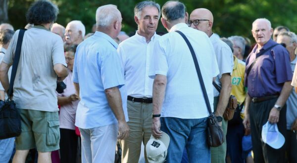 27.07.2024., Srb - Srpsko narodno vijece (SNV) i Savez antifasistickih boraca i antifasista RH (SABA) organizirali su u Srbu narodni zbor povodom 83. godisnjice Dana ustanka. Photo: Hrvoje Jelavic/PIXSELL