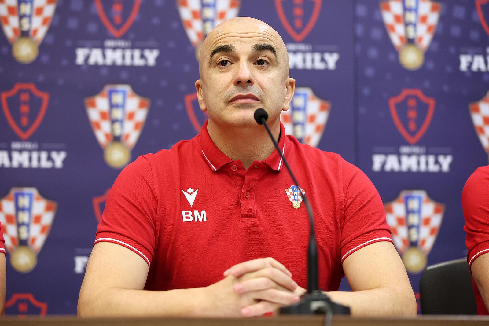 28.02.2024., Zagreb - Konferencija za medije na kojoj je ispred Komisije nogometnih sudaca HNS-a govorio predsjednik Komisije Bruno Maric povodom objave audio snimki komunikacije izmedju VAR sobe i glavnog suca na utakmici NK Varazdin - HNK Hajduk.  Photo: Goran Stanzl/PIXSELL