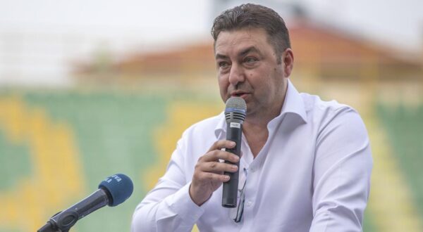28.06.2022., Pula - Na stadionu Aldo Drosina odrzala se  komemoracija za legendu Istre 1961 i pulskog nogometa, Branka Bubica Bubu. Neven Sprajcer Photo: Srecko Niketic/PIXSELL