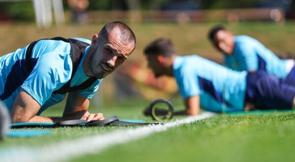 29.06.2025., Brdo kod Kranja, Slovenija - Jutarnji trening igraca GNK Dinamo. Bruno Goda Photo: Luka Stanzl/PIXSELL