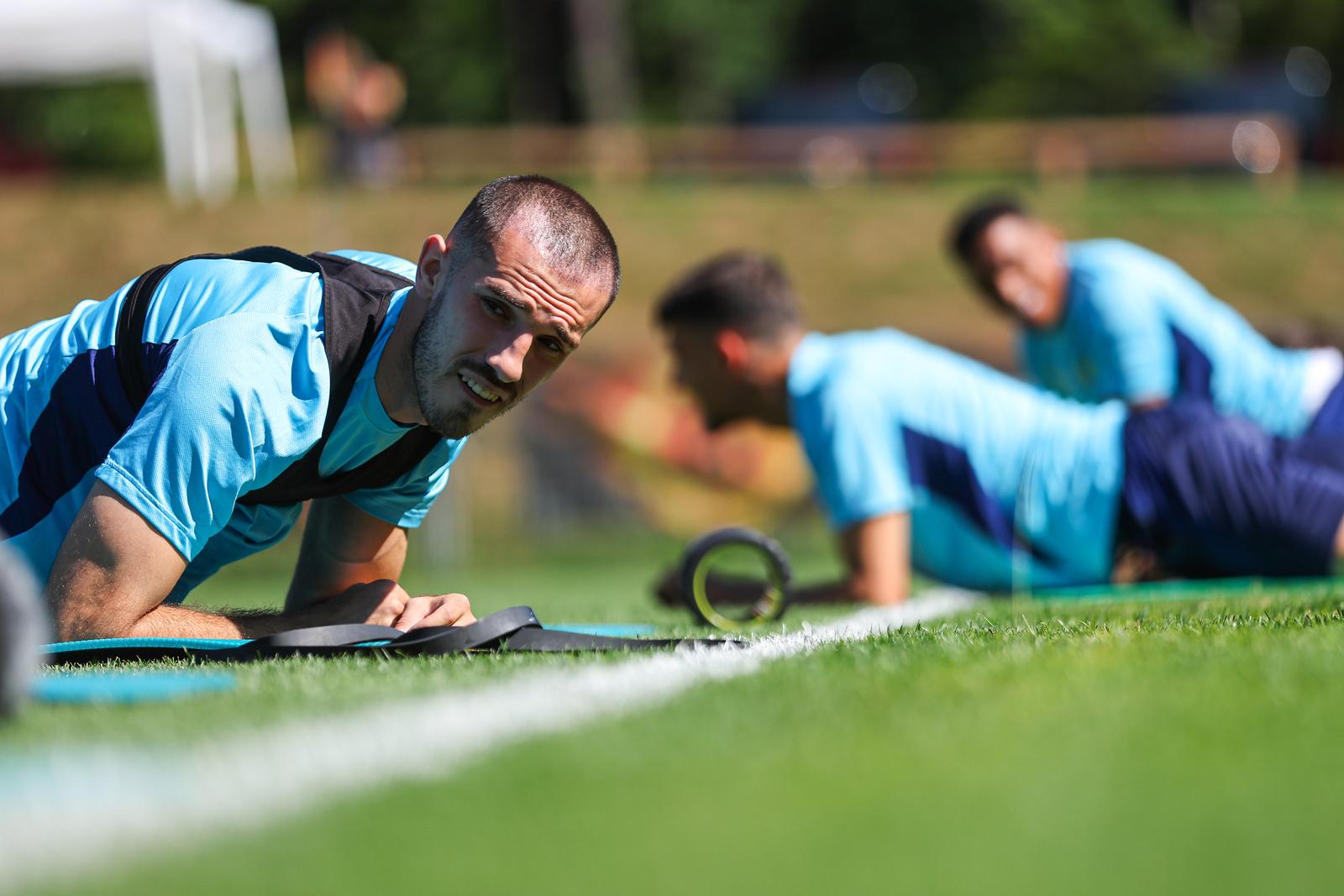 29.06.2025., Brdo kod Kranja, Slovenija - Jutarnji trening igraca GNK Dinamo. Bruno Goda Photo: Luka Stanzl/PIXSELL