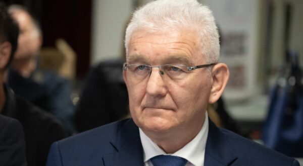 30.04.2025., Zagreb - U prostorijama Matice umirovljenika u Preradoviceva ulici odrzano je predstavljanje kandidata za zagrebacku Skupstinu stranke Plavi grad. Milivoj Spika. Photo: Davor Puklavec/PIXSELL