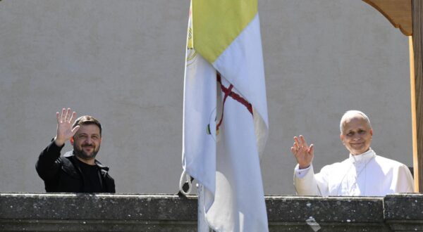 Volodimir Zelenski i papa Lav XIV.
