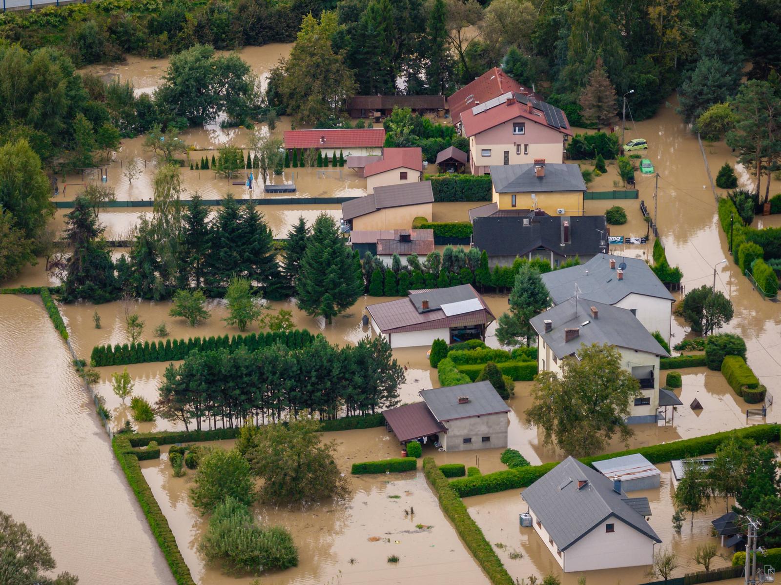 The fire brigade is evacuating residents from flooded houses in Czechowice Dziedzice, Poland, September 15, 2024. The death toll from flooding in central Europe has risen to eight people as thousands of people are evacuated from their homes in the Czechia. The floods have claimed six lives in Romania and one each in Austria and Poland. In the Czechia, four people who were swept away by waters were still missing, police said. The flooding follows days of torrential rain caused by a low-pressure system named Boris, and has led to burst river banks in several parts of the region. The system has also led to some of the worst flooding in nearly three decades in hard-hit areas in the Czechia and Poland. Photo by Dawid Markysz/Newspix/ABACAPRESS.COM Photo: Newspix/ABACA/ABACA