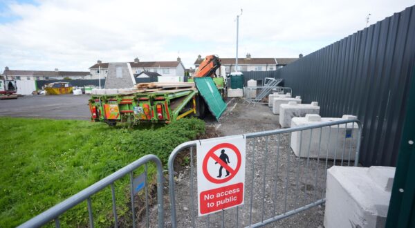 A general view of the excavation site at St Mary's home for unmarried mothers and their children which was run by the Bon Secours Sisters, a religious order of Catholic nuns in Tuam in Co Galway. The excavation will try to identify the remains of infants who died at the home between 1925 and 1961. Picture date: Monday July 7, 2025. Photo: Niall Carson/PRESS ASSOCIATION